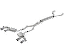 Borla 17-18 Chevrolet Camaro ZL1 6.2L V8 S Type Catback Exhaust w/ Dual Mode Valves CF Black Anod-1