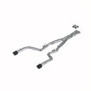 MBRP 17-21 Charger 5.7/6.1/6.4L 3in Dual Rear Exit SS Catback Exhaust w/ Carbon Fiber Tips-1