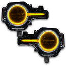 Oracle 21-22 Ford Bronco Headlight Halo Kit w/DRL Bar - Base Headlights ColorSHIFT -w/RF Controller-22