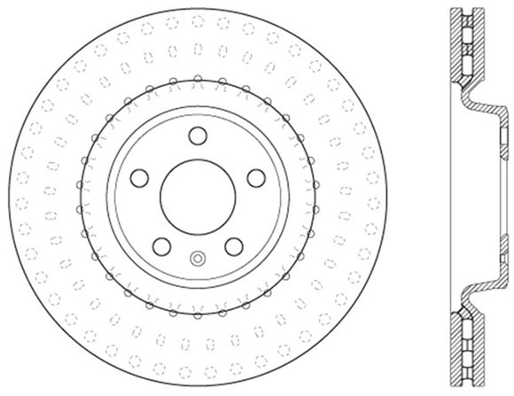 StopTech Slotted & Drilled Sport Brake Rotor