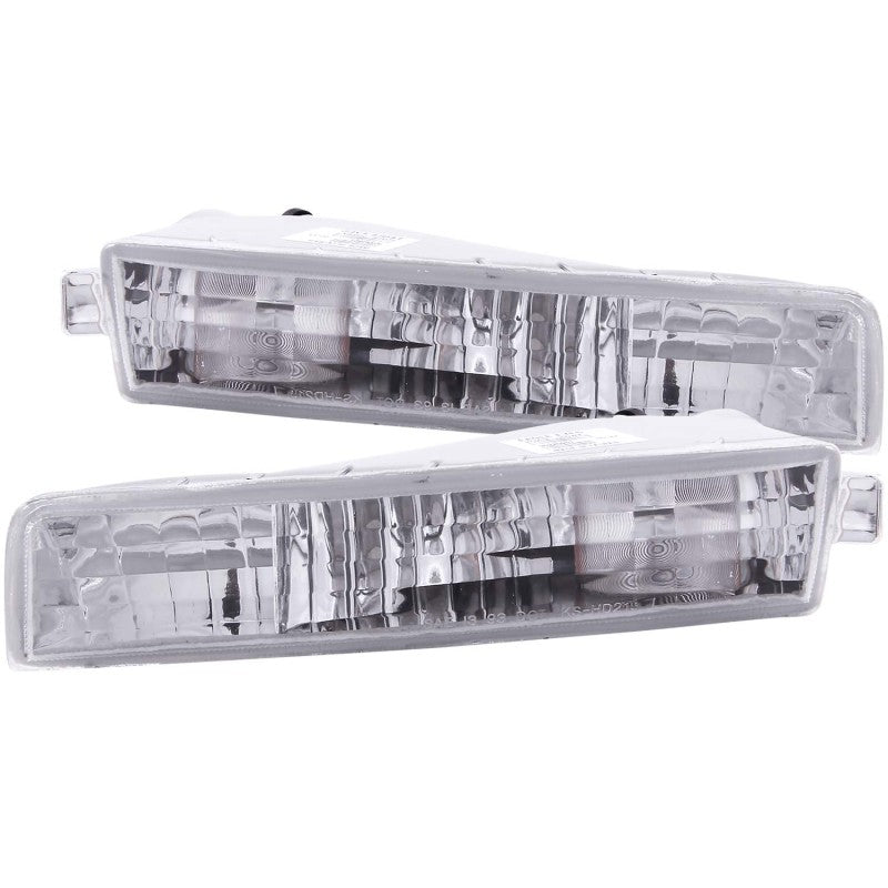 ANZO 1997-2001 Honda Prelude Euro Parking Lights Chrome - 0