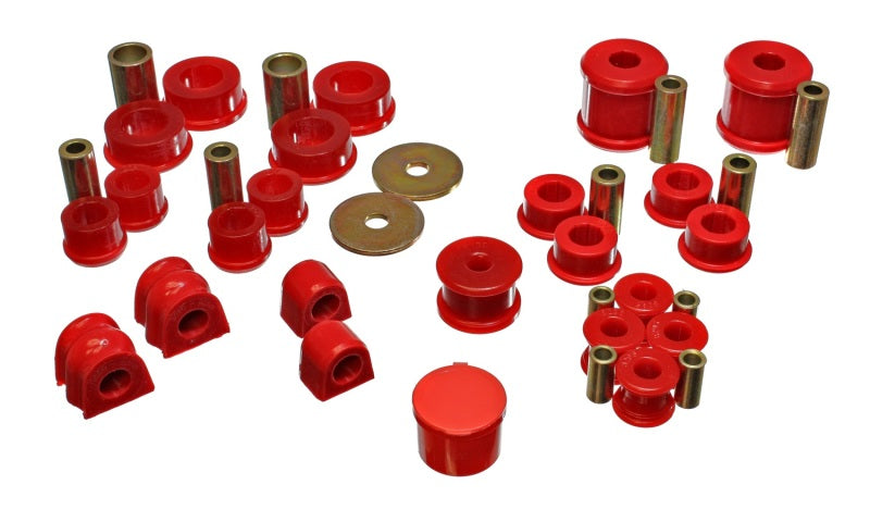 Energy Suspension 02-06 Subaru Impreza/WRX Red Hyper-Flex Master Bushing Set - 0