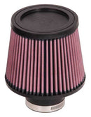 K&N Universal Rubber Filter-Round Tapered 2.5in Flange ID x 6in Base OD x 5in Top OD x 5in Height-3