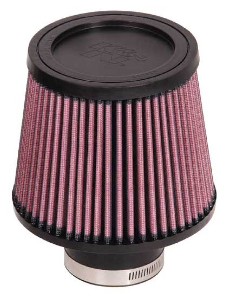 K&N Universal Rubber Filter-Round Tapered 2.5in Flange ID x 6in Base OD x 5in Top OD x 5in Height