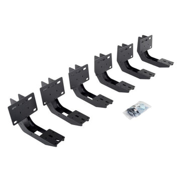 Go Rhino 19-22 Ram 1500 Crew Cab 4DR Mounting Brackets (V-Series V3/RB10 Slim/RB20 Slim) - Tex. Blk - 0