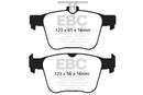EBC 14-20 Audi S3 2.0 Turbo Yellowstuff Rear Brake Pads-6