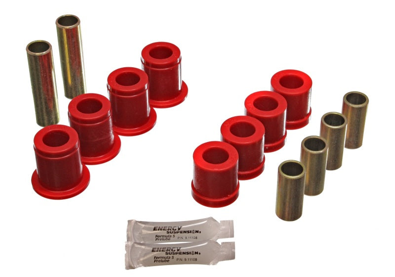 Energy Suspension 87-95 Nissan Pathfinder 2WD/4WD Red Front Control Arm Bushing Set - 0