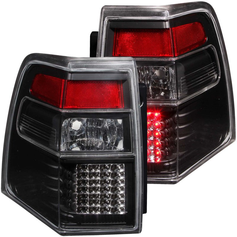 ANZO 2007-2014 Ford Expedition LED Taillights Black - 0