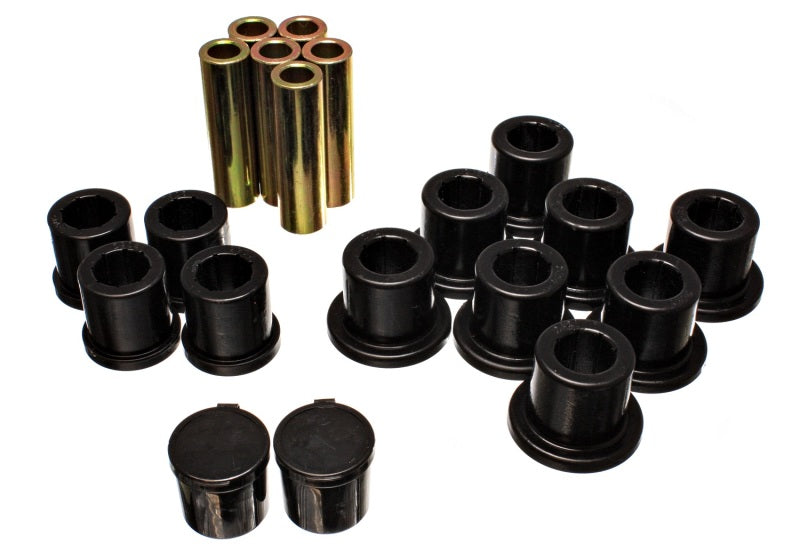 Energy Suspension Rear Spring Bushing Set - Black - 0