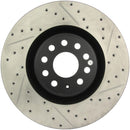 StopTech 09 VW Passat CC / 06-09 Passat Slotted & Drilled Left Front Rotor-3