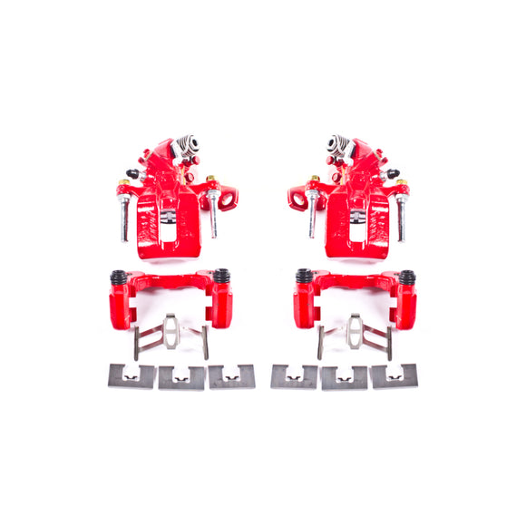 Power Stop 06-11 Acura CSX Rear Red Calipers w/Brackets - Pair