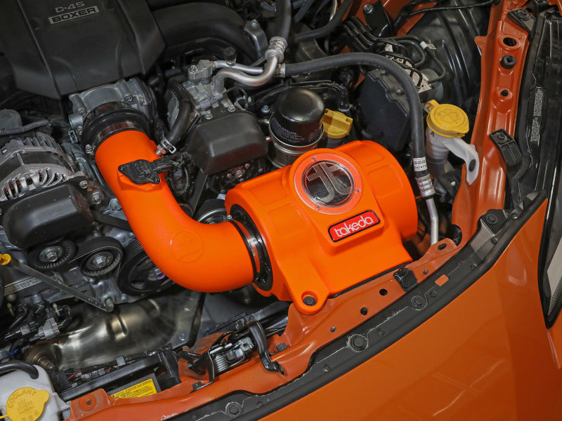 aFe 22-23 Toyota GR86 / Subaru BRZ Takeda Momentum Pro 5R Orange Edition Cold Air Intake System - 0